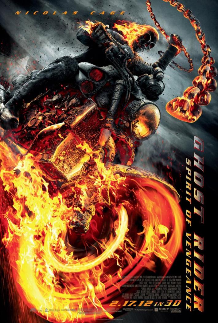 Ghost Rider 2 Spirit of Vengeance Poster